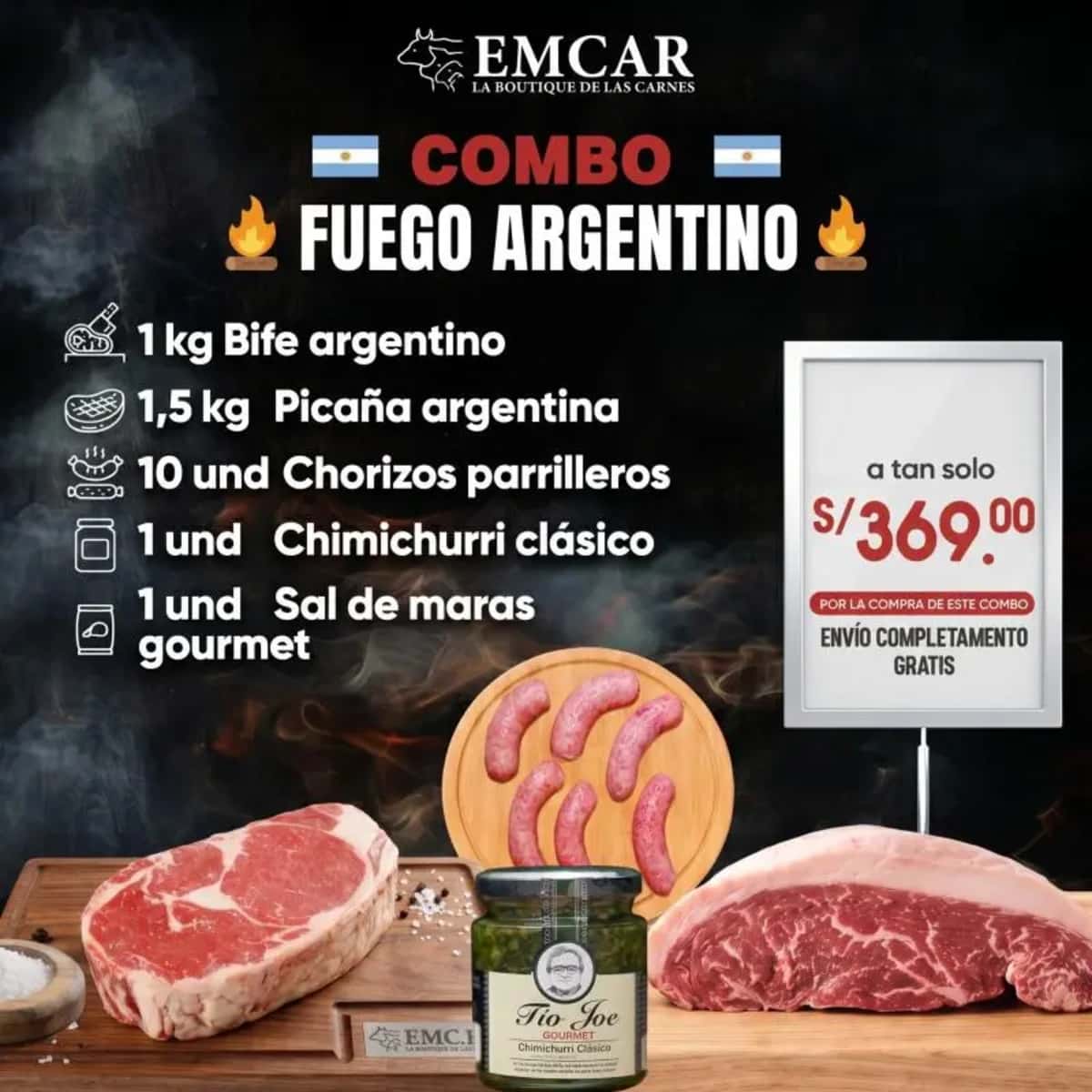 COMBO FUEGO ARGENTINO
