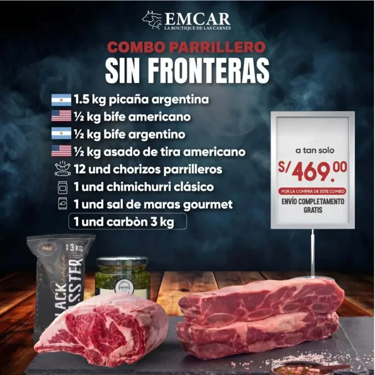 COMBO PARRILLERO SIN FRONTERAS