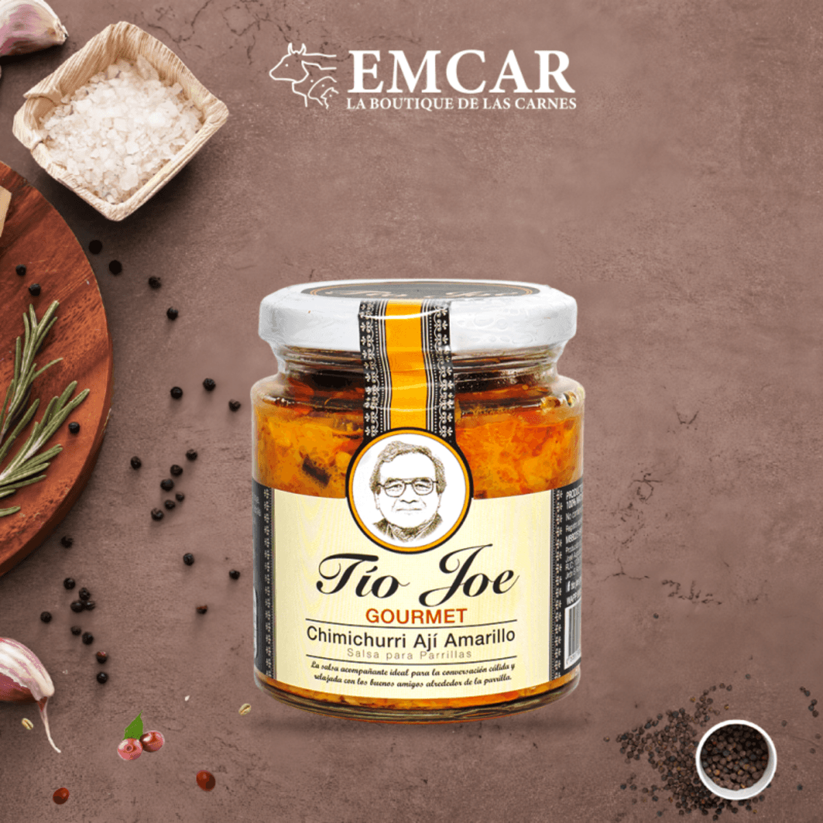CHIMICHURRI AJI AMARILLO TIO JOE